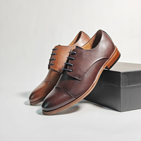Trendige Herren-Lederschuhe aus Rindsleder Hochwertige Party- und Büro-Klassiker OEM ODM Oxfords Maßgefertigte Herrenschuhe
