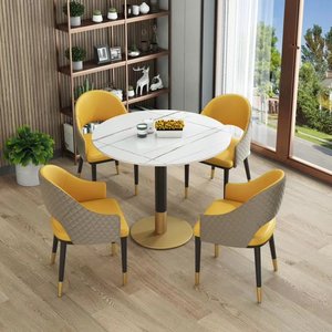 China Factory Modern Restaurant <strong>Canteen</strong> Cafe Coffee Shop Furniture <strong>Tables</strong> and Chairs Set - Product Image 1