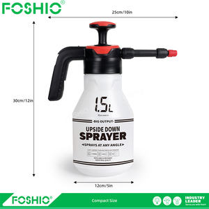 Foshio – pulvérisateur à main pressurisé pour plantes, jardin, voiture, nettoyage, brumisateur d'eau, 1,5 l - Product Image 4