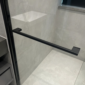 Box <span class=keywords><strong>Doccia</strong></span> Moderno MapleMiles in <span class=keywords><strong>Vetro</strong></span> Temperato con Porta <span class=keywords><strong>a</strong></span> Battente in Acciaio Inox per Hotel - Product Image 6