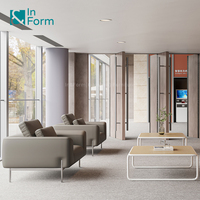 Luxe en cuir PU design italien surdimensionné canapé moderne 2 places directeur exécutif patron chambre bureau réception ensemble de canapé