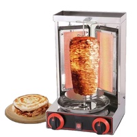 Mini machine automatique commerciale de shawarma brûleur de shawarma du brésil machines de fabrication de produits de viande