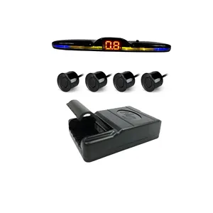 Sistema de sensor de estacionamento automotivo, novo desenvolvimento, assistente de reversão, display de led