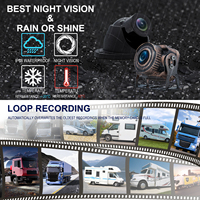 10.36 pouces 4 canaux AHD 1080P boucle enregistreur camion Bus IPS écran tactile MP5 DVR pour véhicule camion