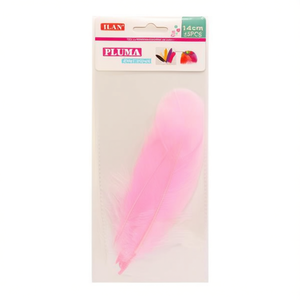 Ilan Pluma 14Cm Rosa 5Pz Per Artigianato e Creazione di Gioielli - Product Image 1