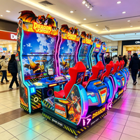 Simulateur de tir compétitif Leon Dragon Knight pour 2 joueurs, machine d'arcade à monnayeur, jeu interactif, directement de l'usine
