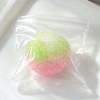Balle Squishy Faite Main Bicolore Bayberry Smoothie, Non Rebondissante, Jouet Anti-Stress DIY