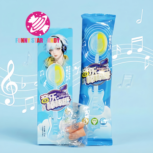 कस्टम संगीत लॉलीपॉप खिलौना कैंडी फल स्वाद हार्ड लॉलीपॉप हड्डी चालन संगीत समारोह बच्चों कैंडी खिलौने - Product Image 6