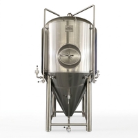 Cuve de Fermentation Conique Personnalisable de Haute Qualité 20BBL en Acier Inoxydable 304 de Qualité Alimentaire, Fermenteur Pressurisé pour Brasserie