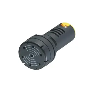 Salzer PL16-22DFM Indicator Light Buzzer Black 22mm Round (TUV,CE and CB Approved)