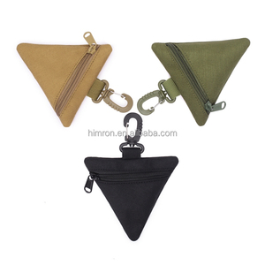 Sac tactique en toile pour l'extérieur, petite bourse à monnaie, porte-clés, <span class=keywords><strong>pochette</strong></span> pour accessoires de chasse, étui pour outils EDC triangulaire - Product Image 1