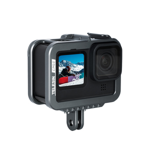 Cage de protection en métal <span class=keywords><strong>Telesin</strong></span> pour <span class=keywords><strong>GoPro</strong></span> <span class=keywords><strong>11</strong></span>, cadre de protection en métal pour caméras <span class=keywords><strong>GoPro</strong></span> Hero <span class=keywords><strong>11</strong></span>/10/9 - Product Image 1