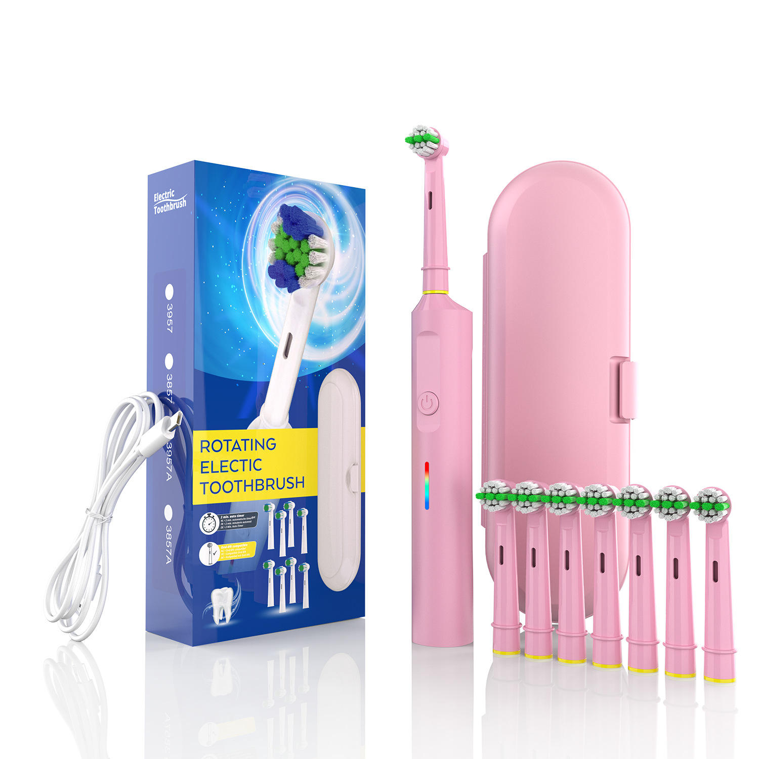Brosse à dents 3957 - Rose [Poils Standard SB-17]