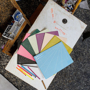 <span class=keywords><strong>Tapis</strong></span> de découpe HAIJU <span class=keywords><strong>grand</strong></span> <span class=keywords><strong>format</strong></span> A2 en <span class=keywords><strong>PVC</strong></span> bleu ciel, épaisseur 3 mm, 3 couches, antidérapant, outil manuel de bricolage - Product Image 3