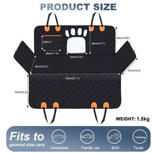 Funda Protectora Acolchada e Impermeable para Asiento Trasero de Mascotas, Hamaca para Perros en Autos, SUV y Camionetas Familiares - Product Image 2