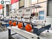 Vente d'usine GALAXY - Machine à broder industrielle à 4 têtes, 12/15 aiguilles, Barudan Tajima