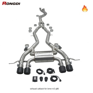 304 Stainless Steel Exhaust Catback for BMW M3 G80 M4 G82 S58 3.0T 2021-2024 Performance Exhaust Pipe - Product Image 1