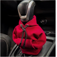 Nouvelles idées de produits 2025 accessoires d'intérieur de voiture pommeau de levier de vitesse drôle chemise pull pommeau de levier de vitesse de voiture à capuche