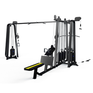 Commercial Gym Equipment 5 Station Multi Gym <b>Machine</b> Strength Training Fitness <b>Machine</b> Shandong Factory YW-1757 Electrostatic Po - Product Image 1