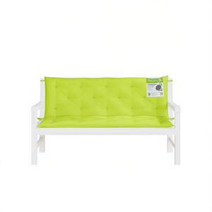 Cojín para Banco de Jardín Oxor, 59.1x19.7x2.8 Pulgadas, Tela Oxford Acolchada, Extraíble, Lavable, Verde - Product Image 1