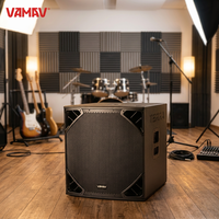 VAMAV TERRA18 – Subwoofer actif en bois 18 pouces, 900W RMS, Classe D – Système audio pour fêtes, événements et scènes – Prix d’usine – Bar