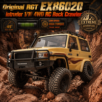 Original RGT EX86020 Intruder 1/10 4WD RC Rock Crawler 550 35T Motor 60A ESC 25KG Servo 2.4G 6CH Off Road RTR Trail Truck
