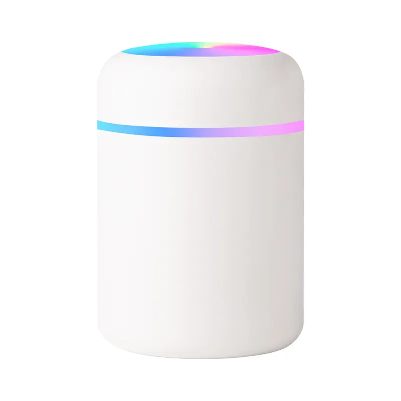 Colorful Cup Humidifier Heavy fog essential oil aromatherapy machine rechargeable car-mounted ultrasonic bass humidification.