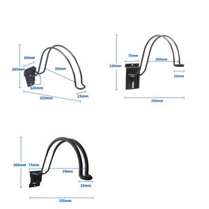 Cintres de casque de <span class=keywords><strong>moto</strong></span> en métal Mesorock facile à installer cintre de casque montage mural cintre de casque en forme de carrossage - Product Image 3