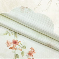 100% Maulbeerseide Brokatstoff, Chinesischer Traditioneller Trompetenblumen-Jacquard-Seidenstoff für Hochwertige Bekleidung