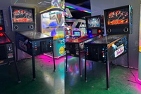 Machine de jeu d'arcade à flipper virtuel à pièces, machine de flipper virtuel, machine de flipper de luxe pour les centres de jeux intérieurs