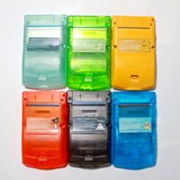 Nouvelle coque de jeu en plastique pour console Nintendo Gameboy Color, coque pour GBC avec boutons, kits d'autocollants et étiquettes