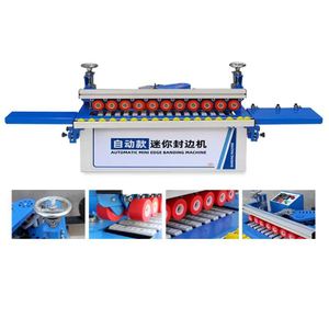 Enchapadora de cantos de sobremesa pequeña para carpintería doméstica, para madera de formas pequeñas, con conjunto de motor y rodamientos - Product Image 3