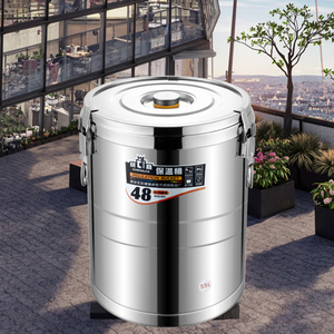 Nhà Hàng Thương Mại Hai Lớp Thép Không Gỉ Xô Đá Bọt Cách Nhiệt Nước Giải Khát Bồn Lạnh Lưu Trữ Đảng Đậu Nành Đồ Uống - Product Image 1