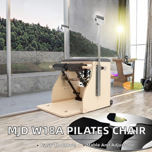 Chaise <span class=keywords><strong>de</strong></span> stabilité musculaire en bois d'érable personnalisée, ensemble Pilates cinq pièces avec fonction <span class=keywords><strong>de</strong></span> relaxation musculaire, améliore la <span class=keywords><strong>posture</strong></span> corporelle - Product Image 1