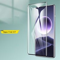 Pelindung Layar Kaca Tempered Anti Gores 9H Hardness Transparan Full Cover untuk Oppo Find X7 X8 X9 Ultra X9 X6 Pro X9s X8s+