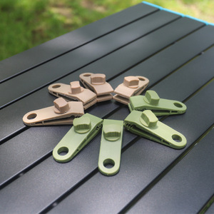 Camouflage <b>Tent</b> Clips Nylon 8.3x2.5x3.5cm Outdoor Fixed Tarpaulin Clips For Field Game Use - Product Image 1