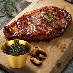 Mini coupelles en acier inoxydable pour sauces, salades, sauces tomate, assiettes à tremper, coupelles réutilisables pour assaisonnements, vaisselle de restaurant et barbecue - Product Image 1