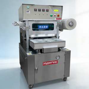 Máquina de envasado semiautomática comercial con atmósfera modificada (MAP) y sellado por inyección de gas para bandejas de comidas preparadas y alimentos frescos, en acero inoxidable SUS304 - Product Image 6