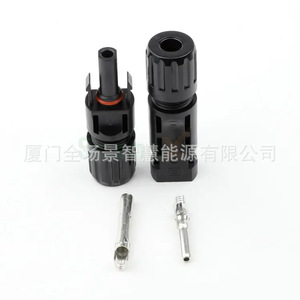 <b>Solar</b> <b>Panel</b> Plug <b>Connector</b> Mc4 Male Female Adapter For Photovoltaic System With Dc Output Abs Material - Product Image 3