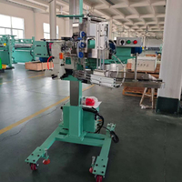 Distributeur automatique d'étiquettes de sacs de farine d'alimentation Machine d'étiquetage à coudre pour sac de 25kg 50kg