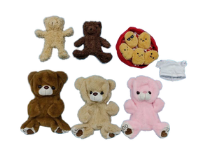 Lindos Osos de Peluche sin Relleno, Muñecos de Peluche con Cubierta de Cuero Suave, Osos de Peluche para Abrazar, Juguetes de Peluche con Piel de Oso, Regalos - Product Image 4