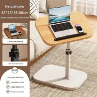 Table basse en métal personnalisable, bureau pliable, chambre à coucher, salon, canapé, bureau d'ordinateur réglable pour la maison, dortoir