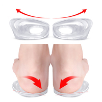 Semelles correctrices de type O/X, semelles orthopédiques Heasoy avec aimant, semelles compensées pour femmes et hommes, gel transparent