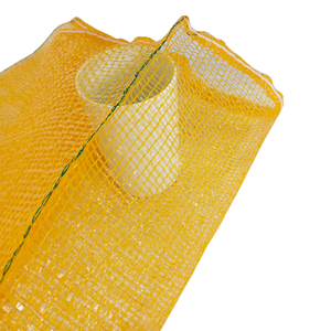 Sacs en filet circulaires avec étiquette, taille personnalisée 10 kg 20 kg, sacs à cordon pour oignons, pommes de terre et autres produits. - Product Image 6