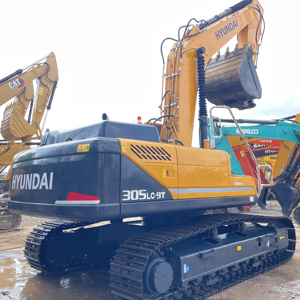 Excavatrice sur chenilles Hyundai 305LC-9 d'occasion 30t, ainsi que des excavatrices lourdes sur chenilles Hyundai d'occasion 150, 210, 215, 220, 225, 305t à vendre - Product Image 1