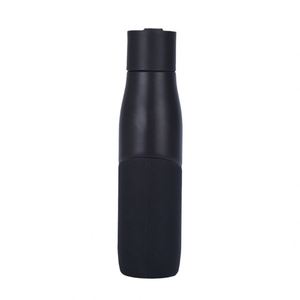 Promotional 550ml Double Wall Stainless Steel Vacuum <b>Flask</b> Water Bottle Sports Outdoor Portable with Silicone Sleeve Thermal Use - Product Image 1