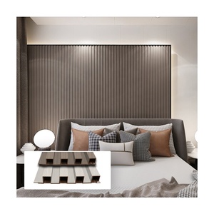 Pared cemento textura piedra aspecto WPC listón gran hoja paneles para la decoración de la cocina - Product Image 5