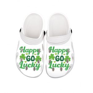 Zapatos <span class=keywords><strong>de</strong></span> jardín a la moda con impresión personalizada, las últimas sandalias <span class=keywords><strong>Karol</strong></span> <span class=keywords><strong>G</strong></span> al por mayor, zuecos Eva geométricos informales para hombre - Product Image 4