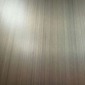 Feuille de <span class=keywords><strong>plaque</strong></span> de cuivre nano en acier inoxydable brossé 304 en <span class=keywords><strong>bronze</strong></span> foncé avec nid d'abeille pour hôtel - Product Image 1