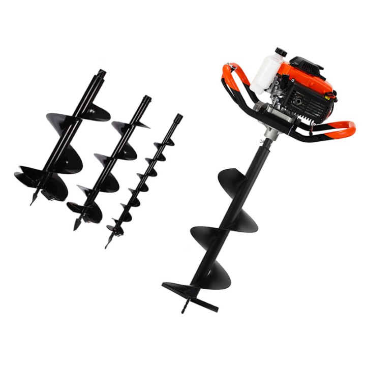 Высококачественный бензиновый наземный Бур, земляной шнек для растений, деревьев